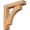 Ekena Millwork Westlake Block Smooth Bracket w/ Offset Brace, Western Red Cedar, 5 1/2"W x 26"D x 26"H BKT0604X26X26WTL05SWR - alternate 1